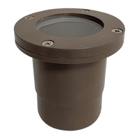 UNF07 4x/8x/12x Package Fiber Glass 12V Low Voltage Round LED In-ground Well Light IP65 Waterproof with 5W 3000K Bulb