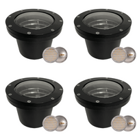 UNF08 4x/8x/12x Package Fiber Glass 12V Low Voltage Commercial PAR36 LED In-ground Well Light IP65 Waterproof 10W 160° 3000K Bulb