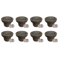 UNF08 4x/8x/12x Package Fiber Glass 12V Low Voltage Commercial PAR36 LED In-ground Well Light IP65 Waterproof 10W 160° 3000K Bulb