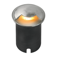 UNS03 4x/8x/12x Package Stainless Steel Mono Directional One Slit In-Ground 12V Low Voltage LED In Ground Landscape Lighting with 5W 3000K Bulb