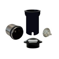 UNS04 Stainless Steel Bi Directional Two Slit In-Ground 12V Low Voltage LED In Ground Landscape Lighting