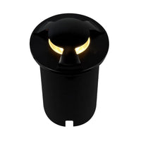 UNS05 Stainless Steel Tri Directional Three Slit In-Ground 12V Low Voltage LED In Ground Landscape Lighting
