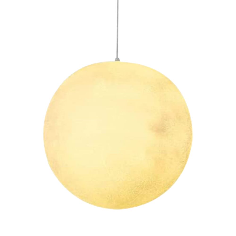 GL Series Moon Light Fixture 12V Low Voltage Outdoor IP65 Waterproof Hanging or Ground Lighting Nordic Globe Resin Lampshade Modern for Porch Garden Patio