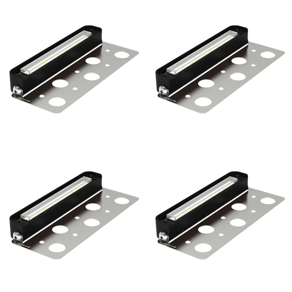 STB24 4x/8x/12x 4.5W 5CCT Heavy Duty Cast Aluminum Fixture with Stainless Steel Bracket 12V-24V Low Voltage Landscape Lighting