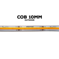 Luces de tira LED lineales sin puntos Luz de cinta FCOB DC12V de bajo voltaje