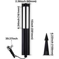 ALP53 6-Pack Low Voltage Pathway Lights Package Cast Aluminum, 3W 12V AC/DC LED Walkway Lighting