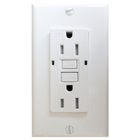 AH Lighting GFCI 15Amp Tamper Resistant - Self Test (UL943) White.