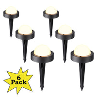ALD10 6-Pack LED 4.5W Outdoor Deck Lights Package, 12V Low Voltage Landscape Pathway Lights