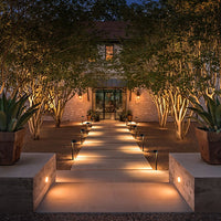 ALP01 6-Pack 5W Low Voltage 12V LED Cast Aluminum Landscape Pathway Lights Package