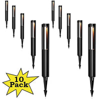 ALP53 10-Pack Low Voltage Pathway Lights Package Cast Aluminum, 3W 12V AC/DC LED Walkway Lighting