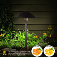 ALPCC06 6-Pack 5W 3CCT LED Landscape Pathway Light Package, 12V Low Voltage Modern Path Lights
