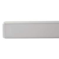AP46M Rectangular Rail Aluminum Channel 10 Pack LED Strip Light Cover End Caps.