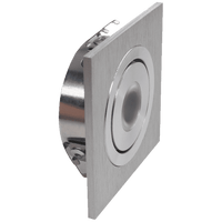 CB06 Dimmable Recessed Square Cast Aluminum LED Puck Light Cabinet Downlighting.