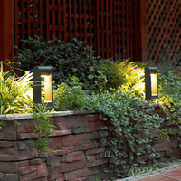 CD56 8W Low Voltage LED Rectangular Adjustable Bollard Landscape Pathway Lighting.
