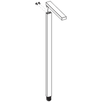 CD57 Aluminum LED Rectangular Bollard Path Light.