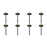 CDPA50 4x/8x/12x Package 3W 12V Low Voltage Smooth Hat 3000K Warm White Integrated LED Low Aluminum Voltage Path Light