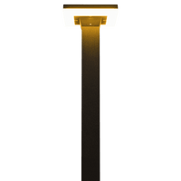 CDPA63 12W Bollard Pathway Lighting LED Square Top Modern Low Voltage - Kings Outdoor Lighting