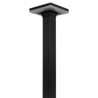 CDPA63 12W Bollard Pathway Lighting LED Square Top Modern Low Voltage - Kings Outdoor Lighting