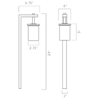CDPS70 3W LED Marble Path Light Low Voltage Outdoor Landscape Lighting.