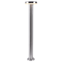 CDPS72 7W Stainless Steel Bollard Pathway Lighting LED Circle Top Modern Low Voltage - Kings Outdoor Lighting