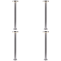 CDPS72 4x/8x/12x Package 7W Stainless Steel Bollard Pathway Lighting LED Circle Top Modern 12V Low Voltage