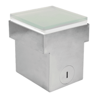 CRG30 Low Voltage In Ground RGB or WW LED Brick Paver Light Square IP67 Waterproof - Kings Outdoor Lighting