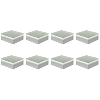 CRG30 4x/8x/12x Package DC12V Low Voltage In Ground RGB or Warm White LED Brick Paver Light Square IP67 Waterproof Warm White