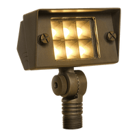 FPB02 Cast Brass Flood Light | 2W-7W Integrated Low Voltage Landscape Light - Sun Bright Lighting