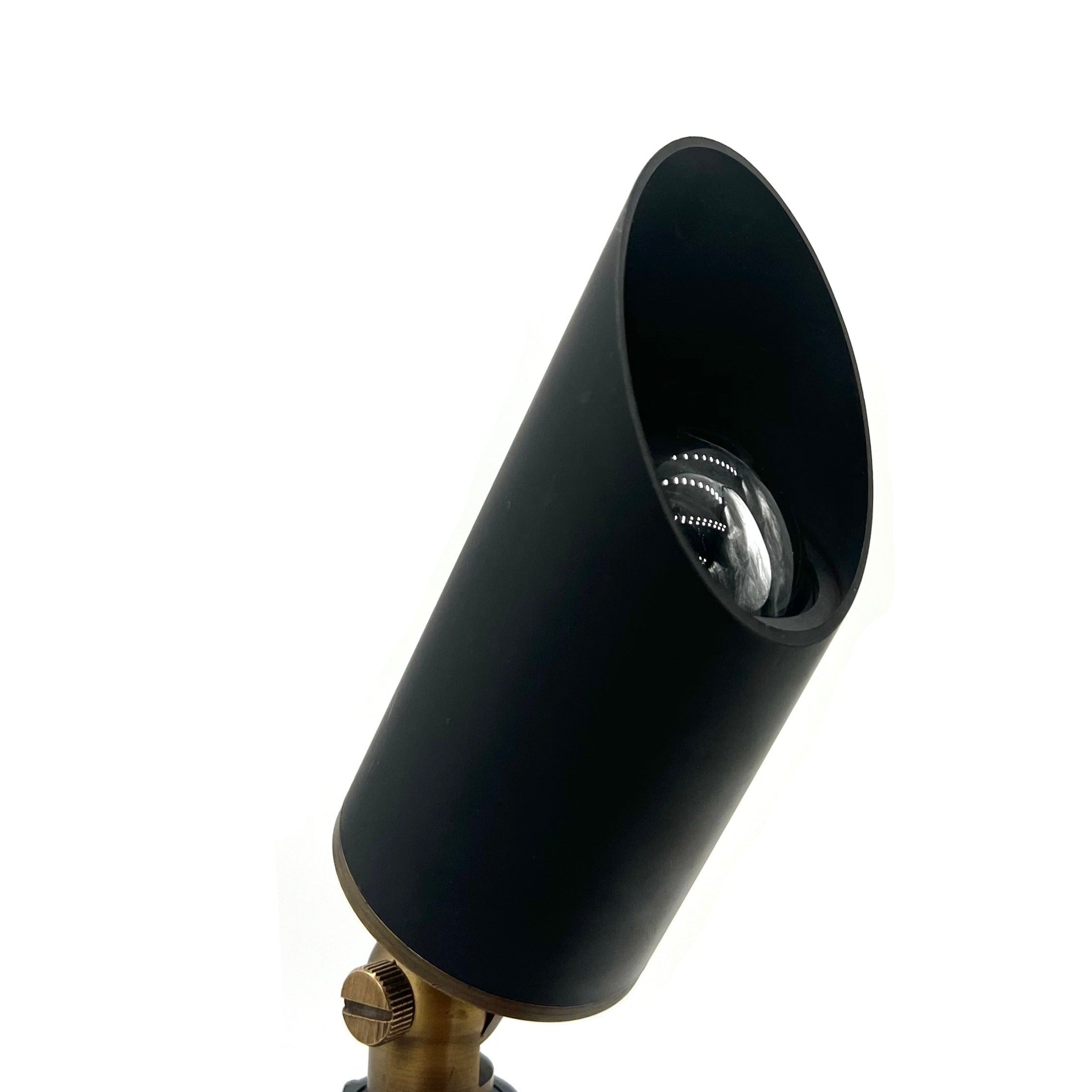 SPBP05 Stelvio Black Brass Spotlight Low Voltage Landscape Lighting 12V