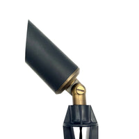 SPBP05 Stelvio Black Brass Spotlight Low Voltage Landscape Lighting 12V