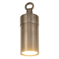 HLB01 12V LED Low Voltage Brass Cylinder Pendant Light Hanging Downlight Fixture - Kings Outdoor Lighting