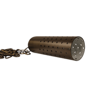 HLB09 12V LED Low Voltage Brass Cylinder Pendant Light Hanging Downlight Fixture