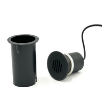 UNBP02 Stelvio Black Cast Brass In-Ground Well Light Low Voltage Landscape Lighting