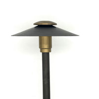 BPLP06 Stelvio Black Brass Adjustable Path Light Low Voltage Outdoor Lighting