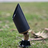 SPBP05 Stelvio Black Brass Spotlight Low Voltage Landscape Lighting 12V