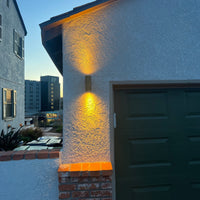 SCSP01 Stelvio Sconce Antique Brass Finish Up/Down Light Low Voltage Outdoor Lighting