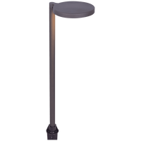 LP001 12V 4W LED Shallow Shade Mid Century Circle Top Bollard Path Light.