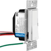 Lutron Diva C.L Dimmer Switch for Dimmable LED, Halogen and Incandescent Bulbs, Single-Pole or 3-Way, White.