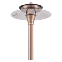 PLB04 Luz de camino de bajo voltaje LED Pagoda de latón de dos niveles