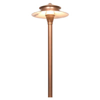 PLB04 Two Tier Brass LED Pagoda Low Voltage Path Light - Kings Outdoor Lighting