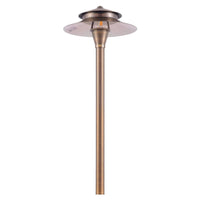 PLB04 Luz de camino de bajo voltaje LED Pagoda de latón de dos niveles
