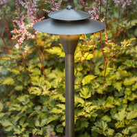 PLB04 Luz de camino de bajo voltaje LED Pagoda de latón de dos niveles