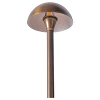 PLB08 Accesorio de iluminación para exteriores con vía de bajo voltaje y globo LED de latón