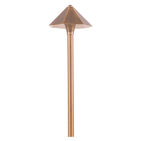 PLB11 Brass LED Low Voltage Pathway Outdoor Lighting Landscape Fixture - Kings Outdoor Lighting