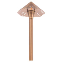 PLB12 Brass LED 12V Low Voltage Pathway Outdoor Lighting Landscape Fixture