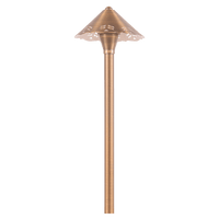 PLB12 Brass LED Low Voltage Pathway Outdoor Lighting Landscape Fixture - Kings Outdoor Lighting