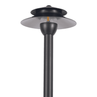 PLB13 Two Tier Brass Path Low Voltage Pagoda Light Led Landscape Lighting Fixture - Kings Outdoor Lighting