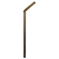 PLB14 Luz LED ajustable para caminos de bajo voltaje en forma de L de latón de 3 W