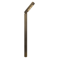 PLB14 Luz LED ajustable para caminos de bajo voltaje en forma de L de latón de 3 W