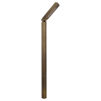 PLB14 Luz LED ajustable para caminos de bajo voltaje en forma de L de latón de 3 W